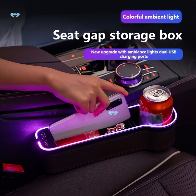 車のスロット収納ボックス携帯電話ホルダー充電器の色|undefined
