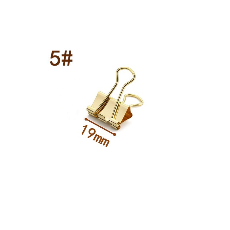 19mm Gold Clip Stationery No. 5 Gold Long Tail Clip Dovetail Clip Tube Ticket Holder Cross-Border Ready Supply 19mm Gold Clip Stationery No. 5 Gold Long Tail Clip Dovetail Clip Tube Ticket Holder Cross-Border Ready Supply