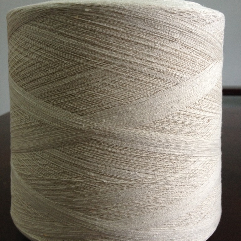 26NM油丝棉纱线 50%油丝50%棉 单股 油棉混纺纱 筒纱