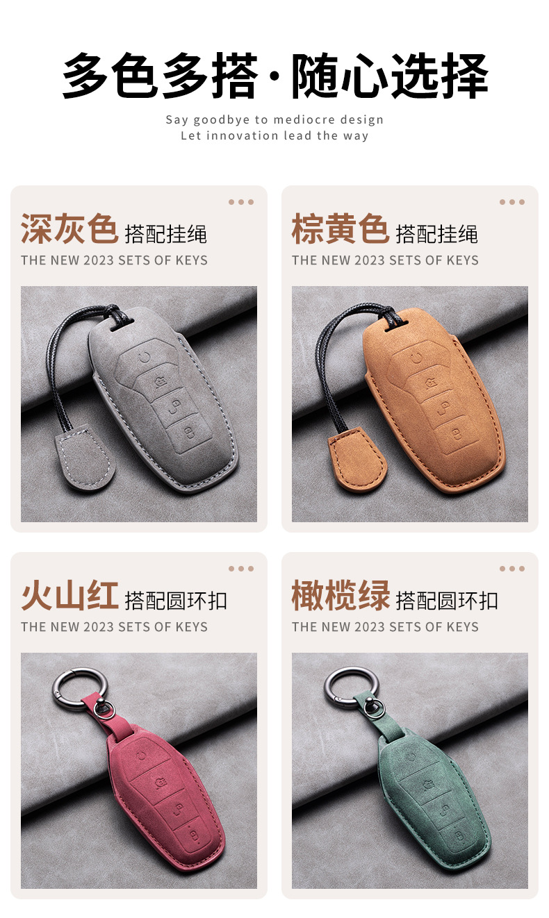 Key Cover for BYD Han EV Qin Plus DMI Song Pro Tang Dolphin E9 Seal