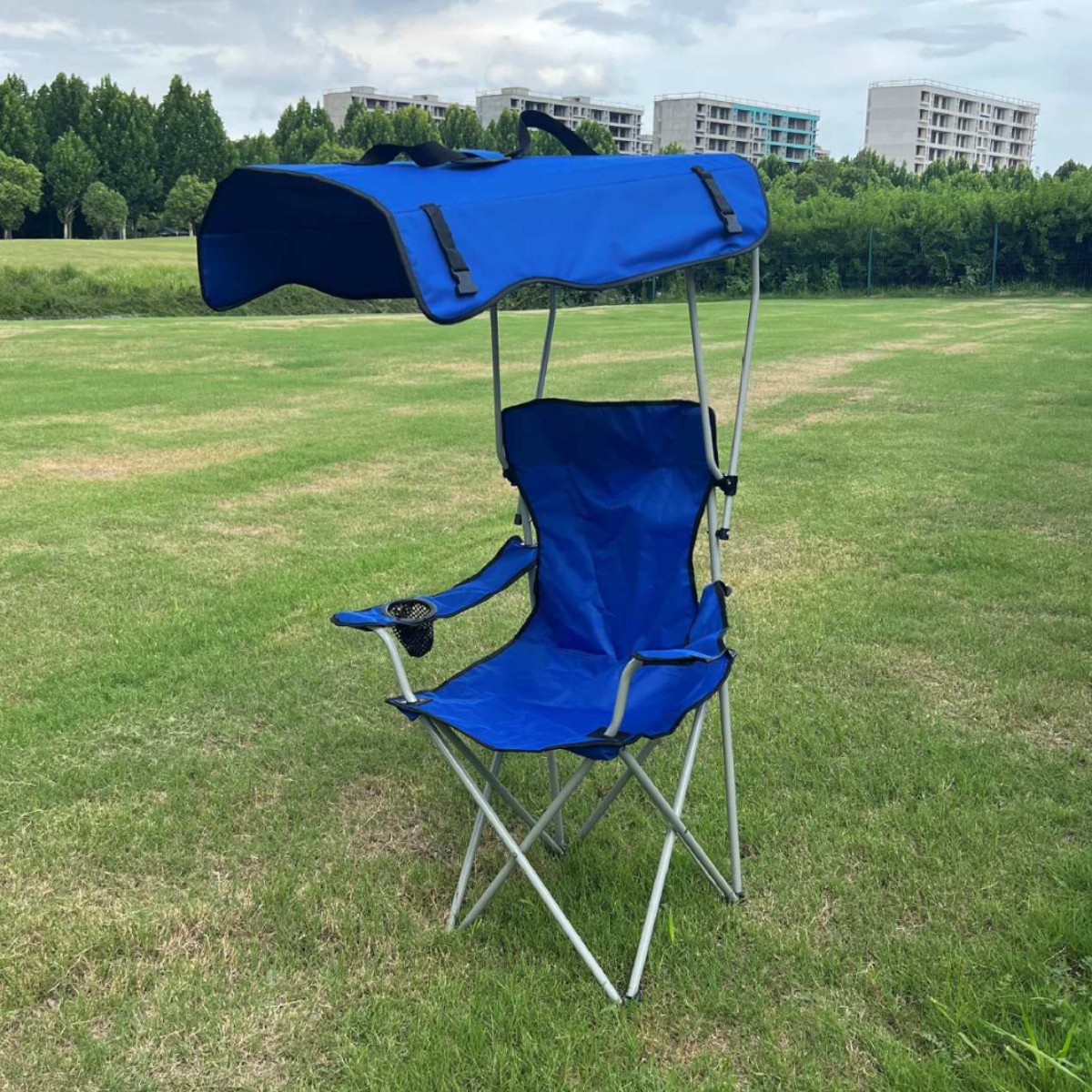 Camping Folding Chair Armchair Fishing Folding Table Stool Sunshade Barbecue Picnic Leisure Chair Beach Chair