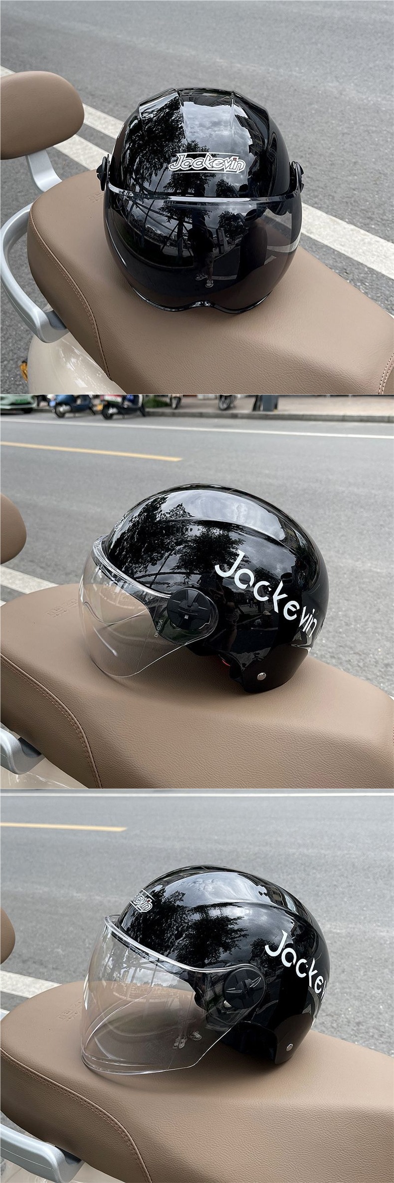 3C Certified Electric Motorcycle Helmet Summer Half Helmet