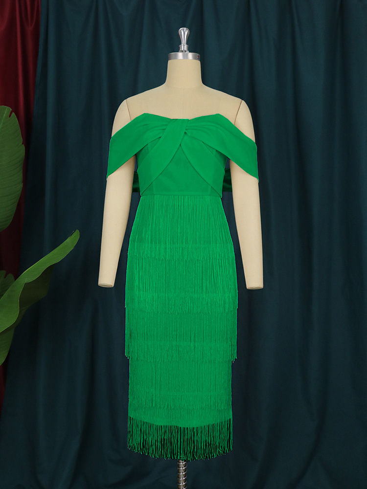 Ženska oblačila seksi cevasto krilo z odprtim hrbtom in resicami, elegantno krilo velike velikosti, obleka_voghion.com