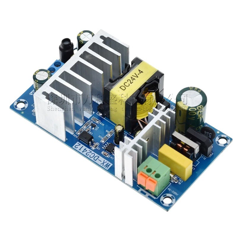 Плата источника питания высокой мощности от 220 В до 24 В Модуль переключателя 4A6A без платы AC-DC Модуль питания стабилизированного напряжения 100 Вт
