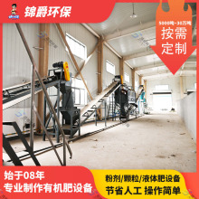 猪牛羊粪有机肥生产线 有机肥造粒生产设备 颗粒肥生产线 锦爵