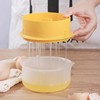 Cross -border eggproof eggs filter bowl kitchen baking tool Egg egg separator egg yolk egg yolk eggplant