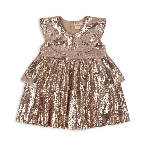 Children's Dress 24 Spring and Summer New Girl's Love Sparkling chiffon Dress Princess Dress Formal Dress