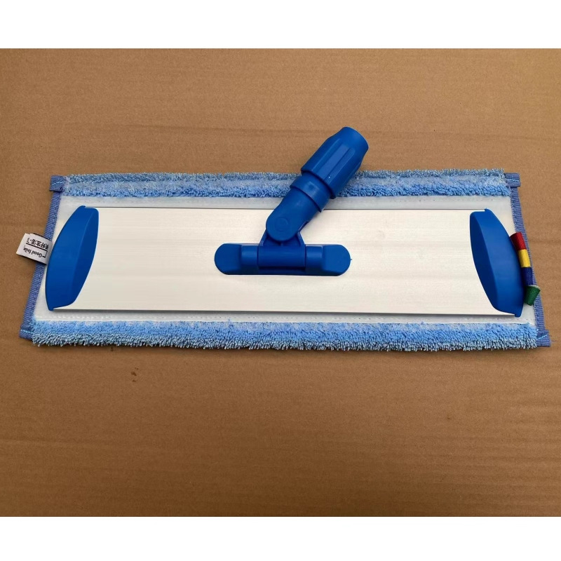 Propiedad hotelera del hospital, cabeza de fregona de microfibra, fregona plana pegada de cuatro colores, tela de suelo para reemplazar la cabeza de Fregona