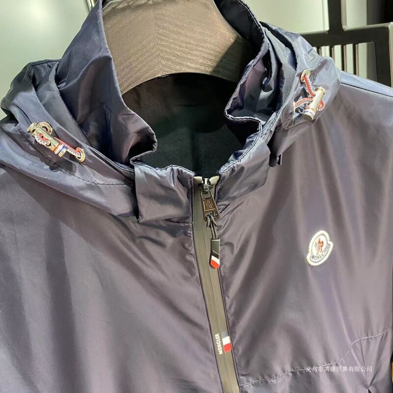 European Station 2026 Autumn Moncler New Quality Fashion Trend Men's Hooded Thick Slim Fit Jacket