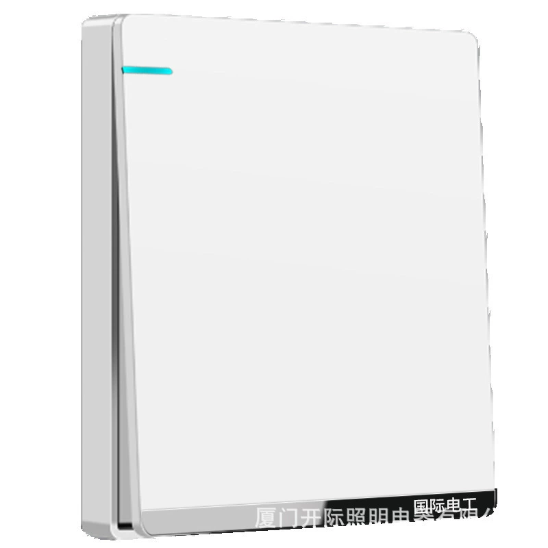 Панель выключателя и розетки международного электрика White Multi-connected Multi-Control Engineering Switch Socket Concealed Power Supply Type 86 One Light Multi-Control