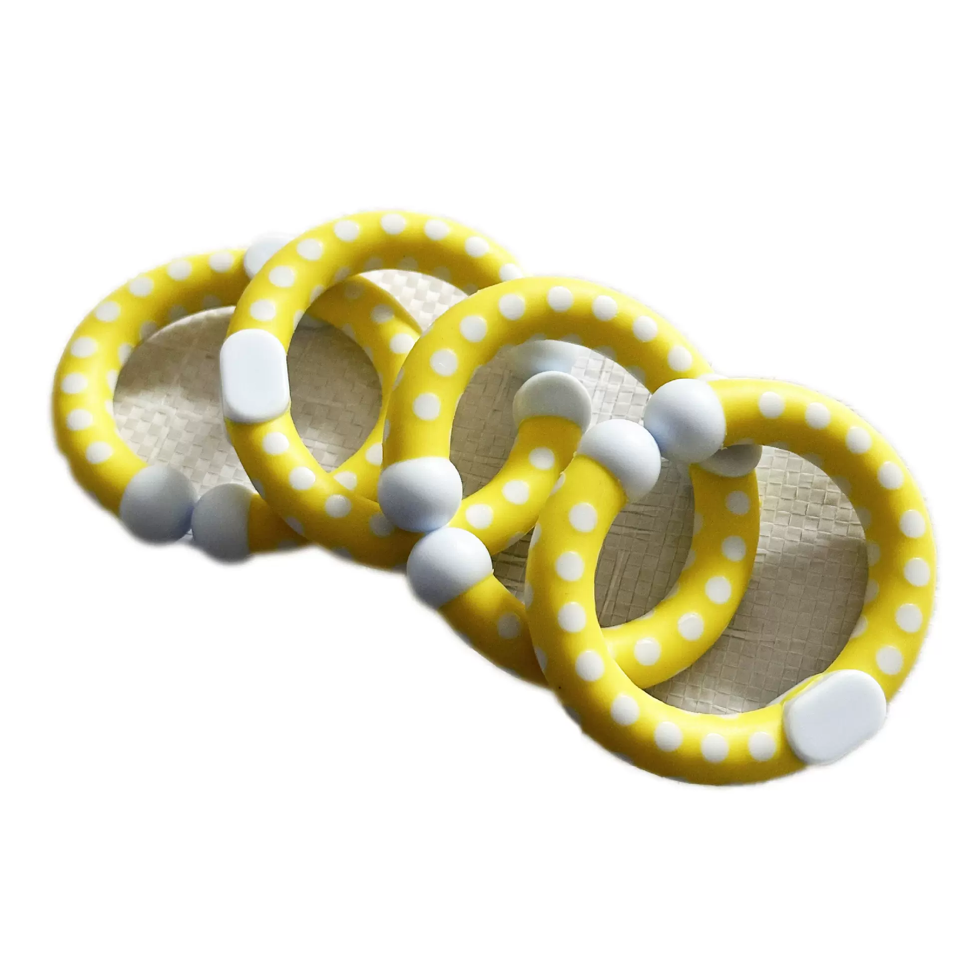 库存清仓包胶C扣 黄白色绿白色 婴儿玩具配件 床头挂件