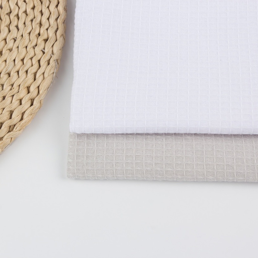 纺棉华夫格 酷丝面华夫格 涤纶华夫格 蜂窝帘面料 可生产加工