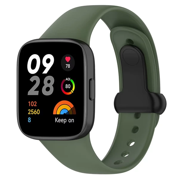Dark green+black buckle