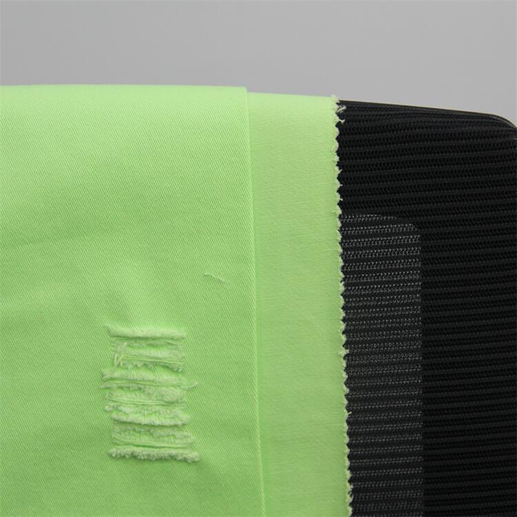 Barato multicolor trenzado de tela de algodón 97 3 tela elástica para hombres