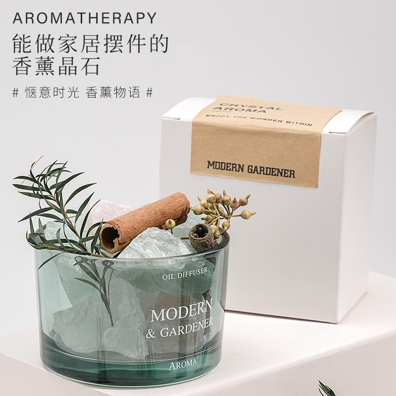 ディフューザーストーンアロマセラピー屋内長期持続家庭用クリスタルエッセンシャルオイルアロマセラピーストーン寝室ガールズルーム無火の香り