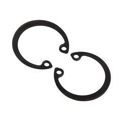 GB893孔用卡簧 ￠8-￠105黑色孔用彈性擋圈C型卡簧錳鋼開口卡簧