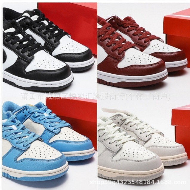 Cross-Border Putian Dunk Black and White Panda Men's and Women's Shoes Low-Top Shadow Gray Sb North Carolina Blue Men's and Women's Sneakers Running Shoes