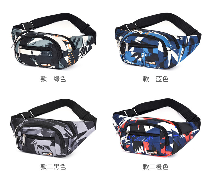 New men's and women's sports running crossbody waist bags, couple chest bags, men's cash register large-capacity mobile phone coin purses wholesale undefined
