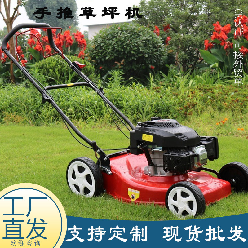 批发自走式草坪机 18/20/21寸手推款花园剪草机 四冲程手推割草机