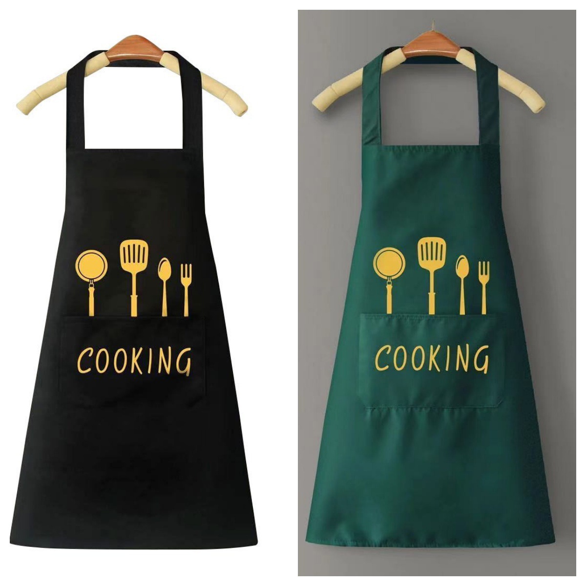 손을 닦지 마세요 (검은색 + 녹색)