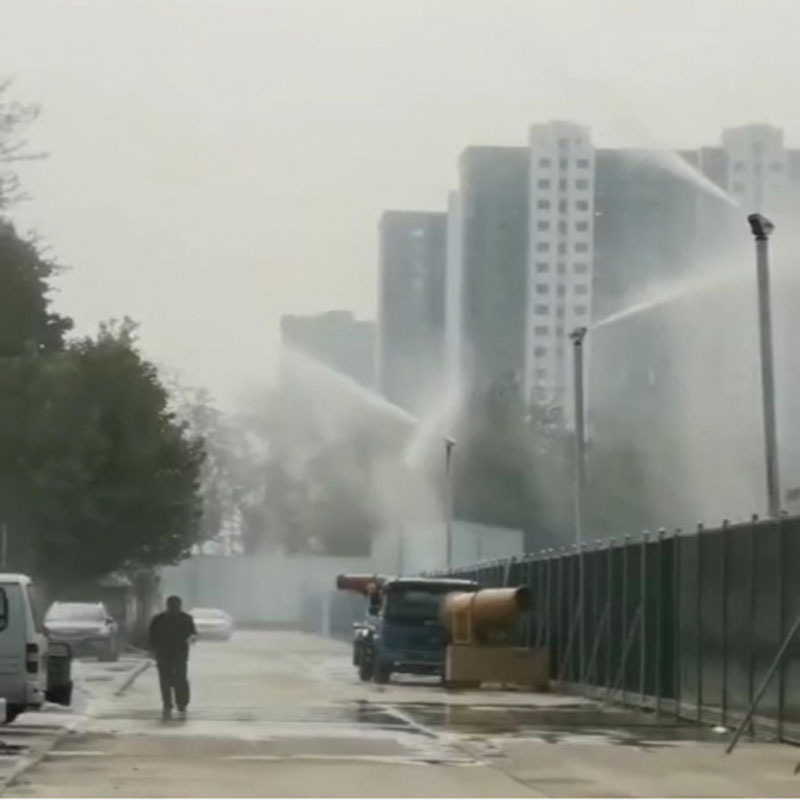 360度旋转高压雾桩 搅拌站全自动射雾器降温除尘加湿雾化设备