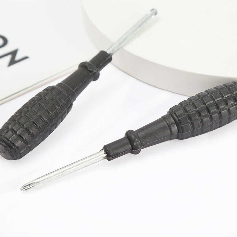 厂家批发小手雷十字螺丝刀小号4mm单用十字赠品螺丝刀批发4厘改锥