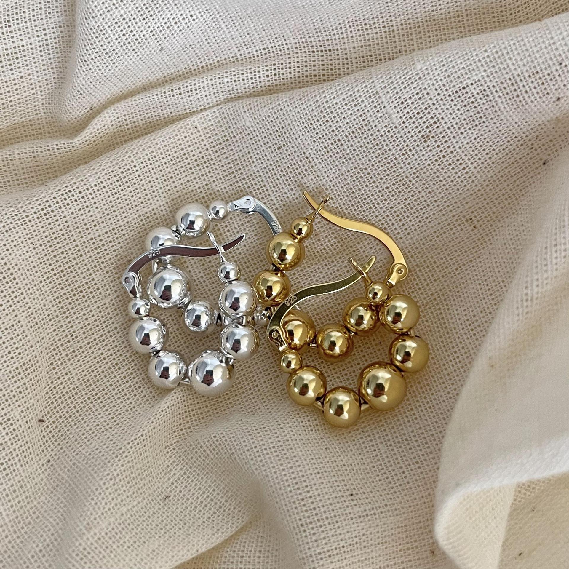 3g Weight 925 Sterling Silver Ear Needle Material 1 Pair 925 Sterling Silver Water Droplets Earrings