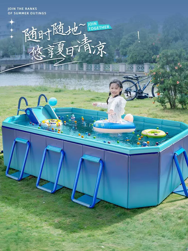 Подставка для детей бассейн дома складной открытый большой бассейн для взрослых без надувных семейного детского бассейна