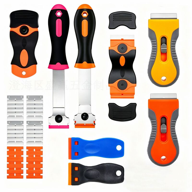 Cleaning Scraper Multifunctional Glue Removal Scraper Double-Headed Glue Removal Small Scraper Car Film Tool Kitchen Decontamination Scraper