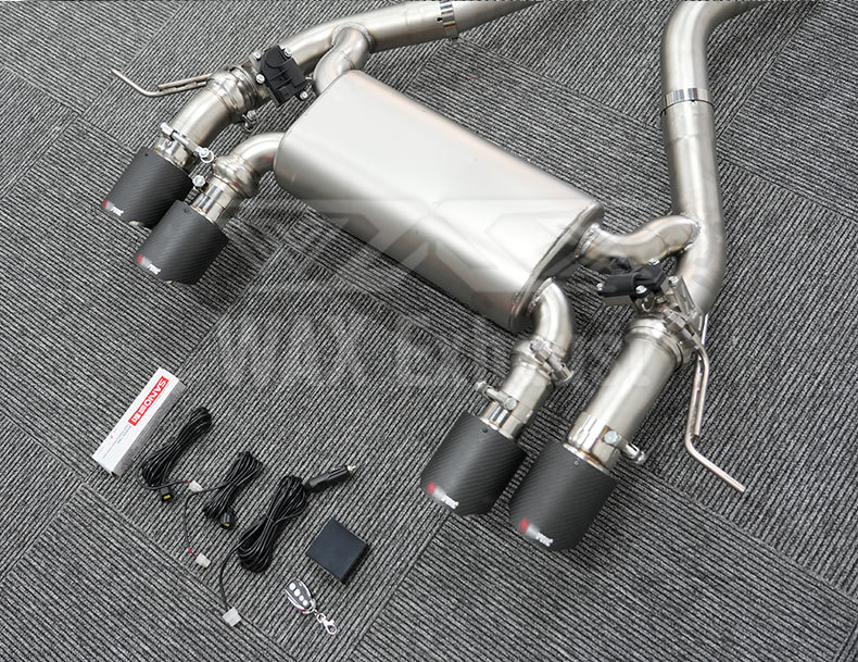 New M3 M4 G80 G82 3.0t S55 Valvetronic Mid-Tail Muffler Valve Exhaust Pipe