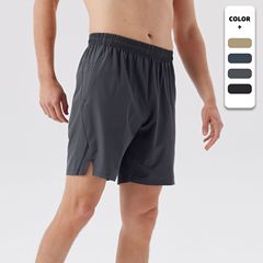 アウトドアスポーツショートパンツ男性夏氷感ランニング五分ズボン通気速乾ズボンフィットネスバスケットボールトレーニング短ズボン