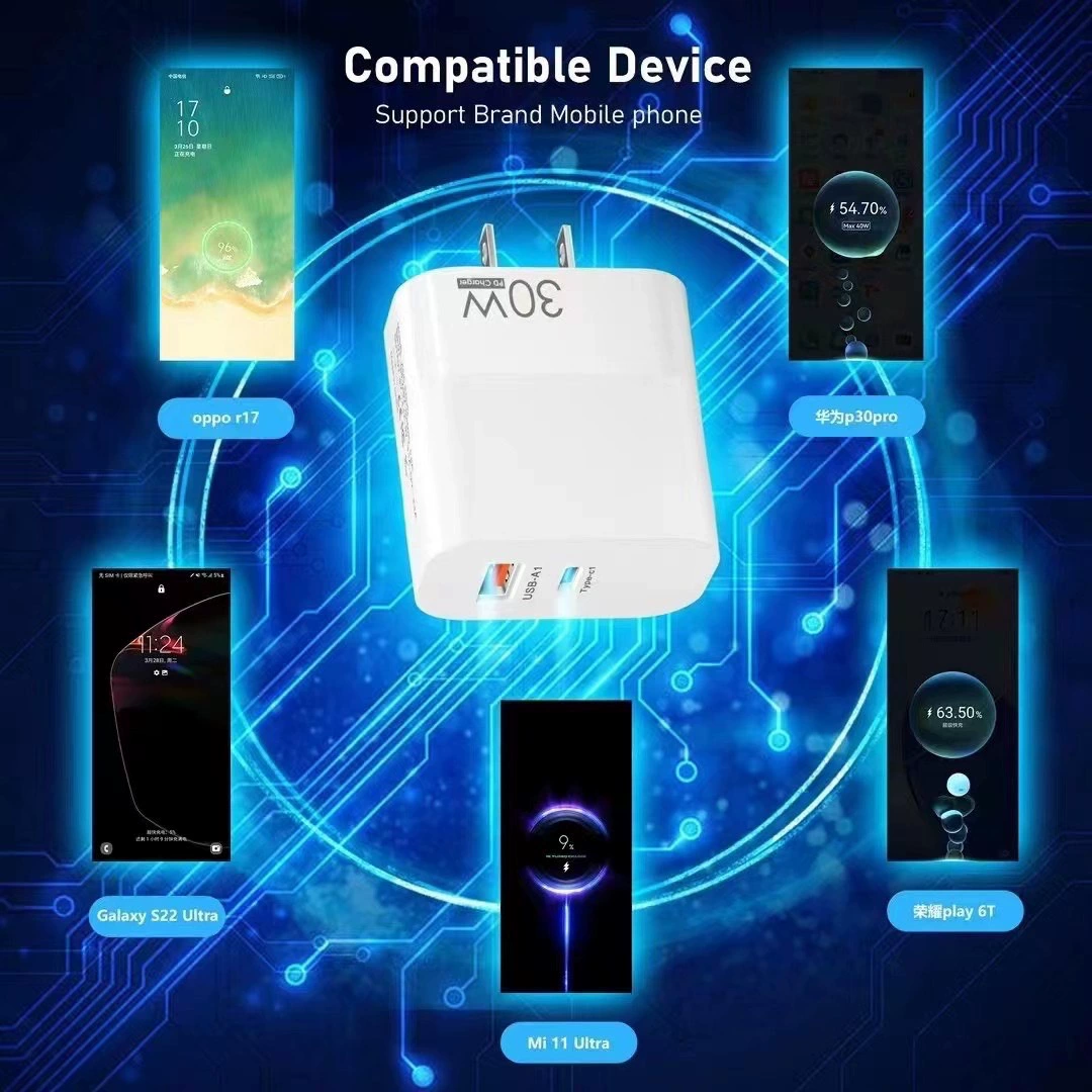 Apple, Huawei, зарядка для мобильного телефона, зарядное устройство, совместимый набор, 30W, опт, (Cross-border trading)