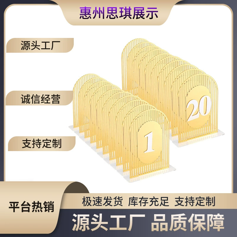 Двусторонняя акриловая подставка для ценников, меню, номеров столов, цифровых вывесок, оптом