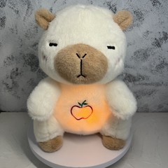 呼吸シリーズのカピバラ呼吸シリーズのぬいぐるみのミンクの材料は柔らかくて肌に優しいです。