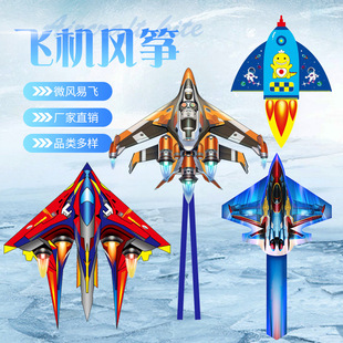2025 new aircraft kite foreign trade Amazon for wholesale breeze easy to fly Weifang kite manufacturers
