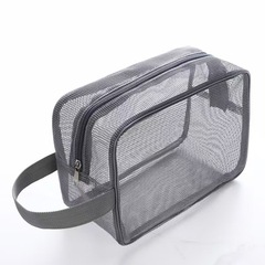 クリエイティブメンズトラベルストレージバッグフルメッシュメッシュ化粧品収納バッグポータブルハンドヘルドトイレタリーバッグ女性卸売