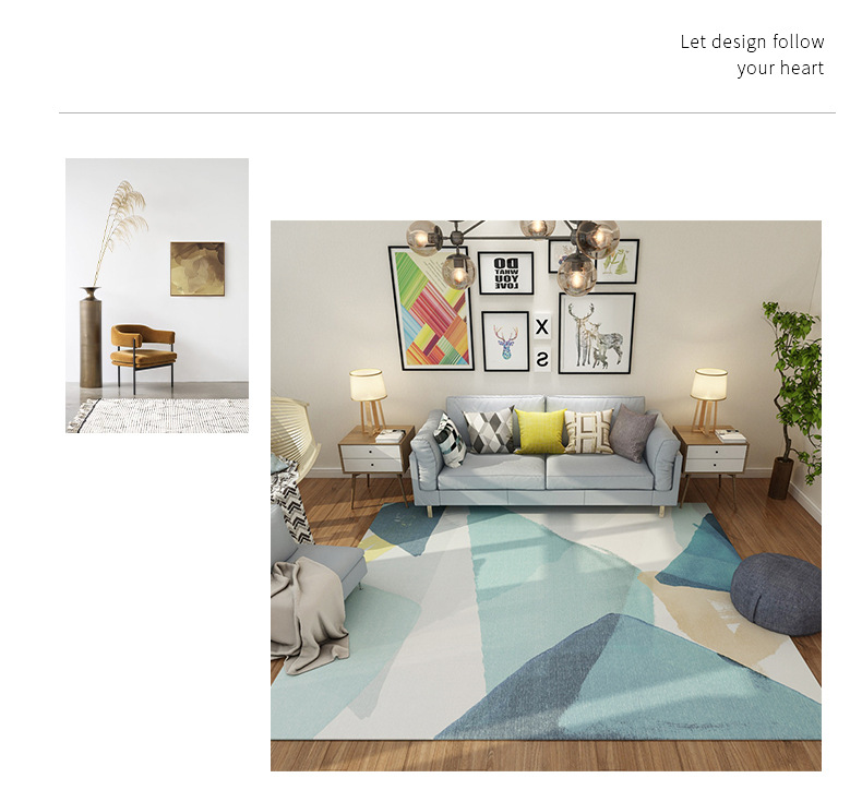 客厅地毯,抽象地毯,清新地毯,卧室地毯,家用地毯,茶几地垫