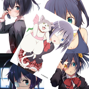 Let’S Talk about Love Posters in the Secondary School Diseases. High-Definition Coated Paper. 1 Set of 8 Anime Peripheral Dormitory Wall Stickers