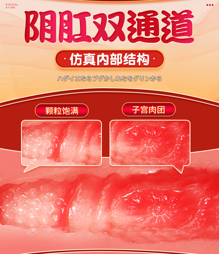 Jiuai Half-Body TPE Male Masturbator with Realistic Buttocks and Vaginal Entry, Manual Use — detail image 8