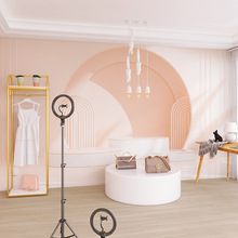 3D轻奢简约空间延伸墙纸奢侈品服装店拍照直播背景墙布美容院壁纸
