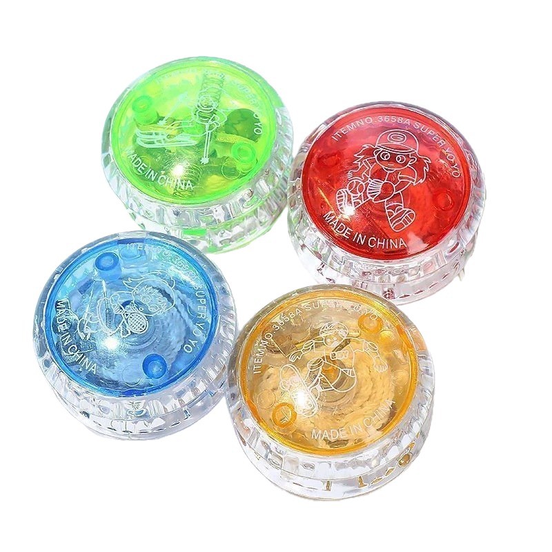 Yo-yo flash creativo para los estudiantes de la escuela del 1 de junio regalo yo-yo juguetes para niños