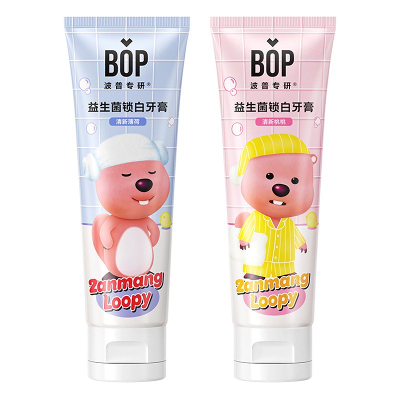 Bop Toothpaste Enzyme Whitening Patch Removes Yellow Smoke Stains, Brightens and Gently Corrects Color, Whitening Disposable Beauty Patch, Official Genuine Product