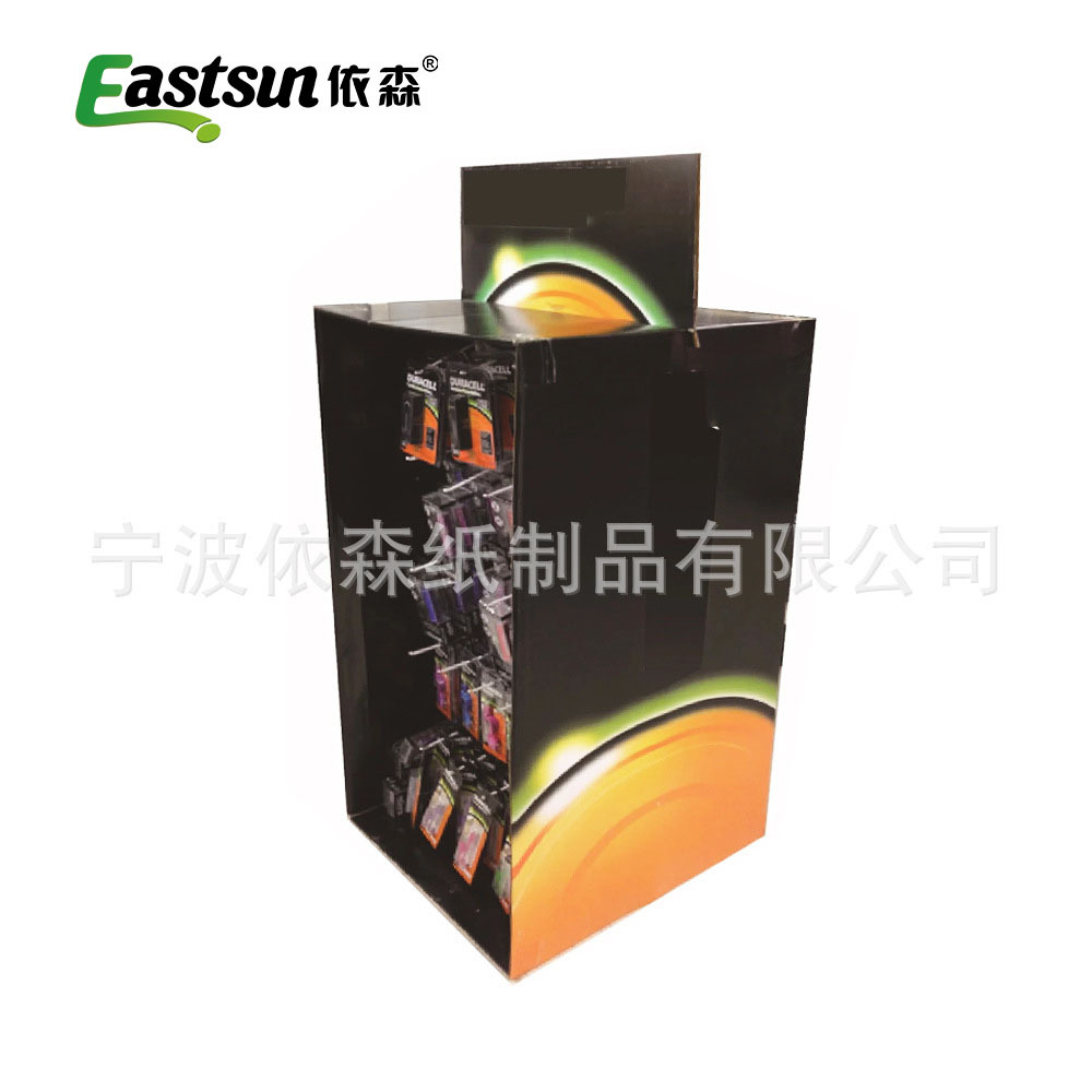 纸展架 瓦楞纸陈列架 纸类陈列架 纸制展示柜 纸陈列盒