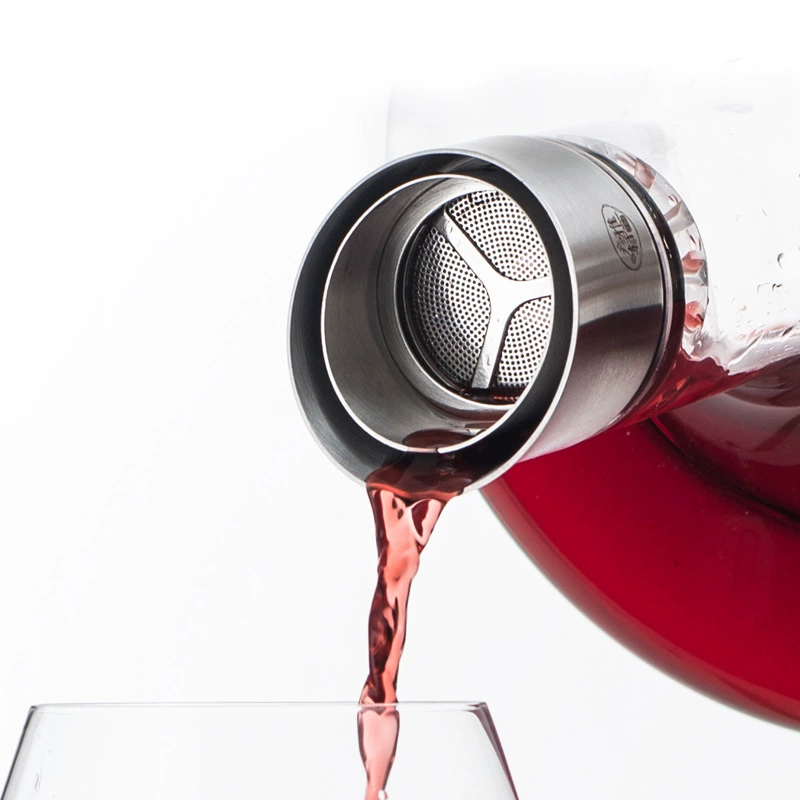 Fast crystal wine decanter, pocket flask, big wine dispenser, wholesale