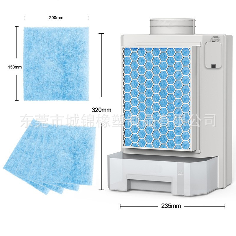 厂家批发 绒毛灰尘过滤棉滤片 室内干衣机烘干机通风口纤维过滤绵