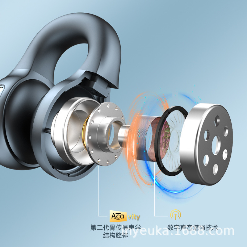 AI翻訳プライベートモデル新型X58無線クリップ耳式耳に入らないTWS運動両耳bluetoothイヤホン耳を傷つけない|undefined
