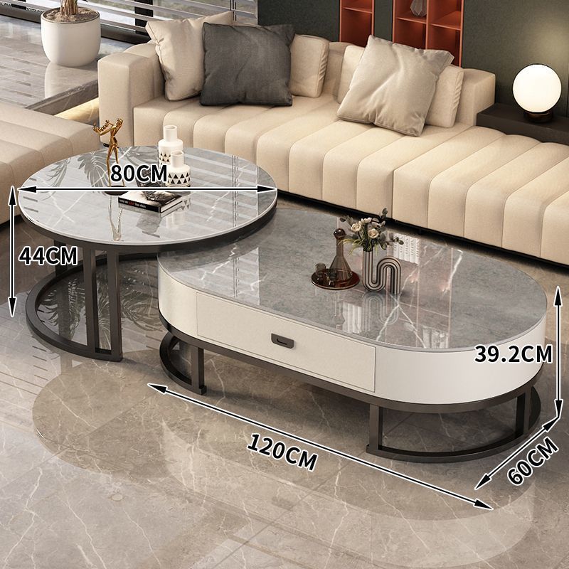 화이트 캐비닛 [회색 유리 크리스탈 120개 + 회색 유리 크리스탈 80개]