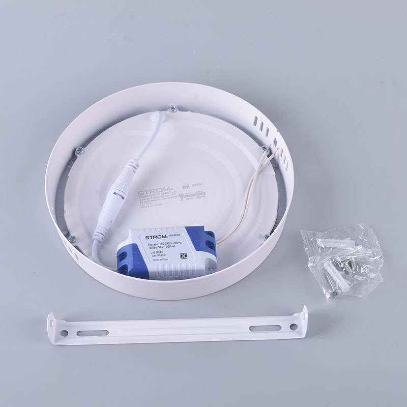 Lámpara de panel de montaje en superficie LED 6W12W pasillo de cocina redondo sin orificios panel de montaje en superficie downlight lámpara de protección ocular de ahorro de energía