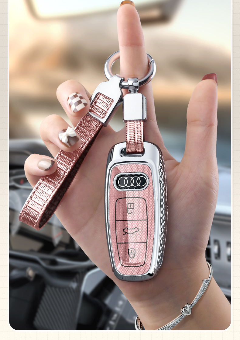 For Audi A6L Key Case A4L Car Key Shell a7 a8 q7 q8 a5 q3 a3