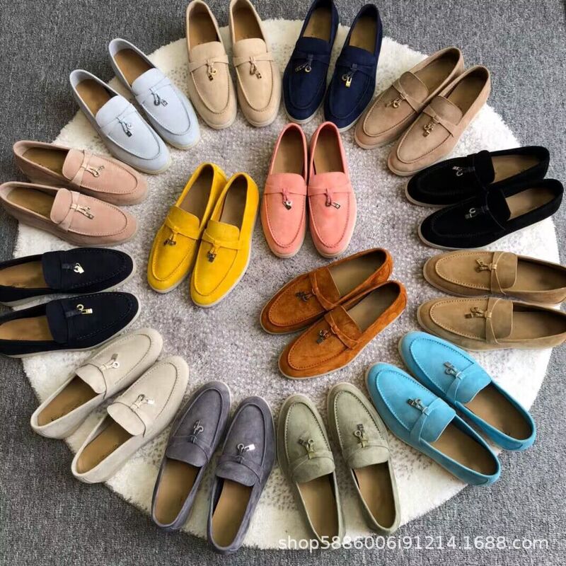 2026 Spring and Autumn New Original Tassel Loafers Cashmere Slip-On Flat Versatile British Style Shoes in Candy Colors 2026 Spring and Autumn New Original Tassel Loafers Cashmere Slip-On Flat Versatile British Style Shoes in Candy Colors